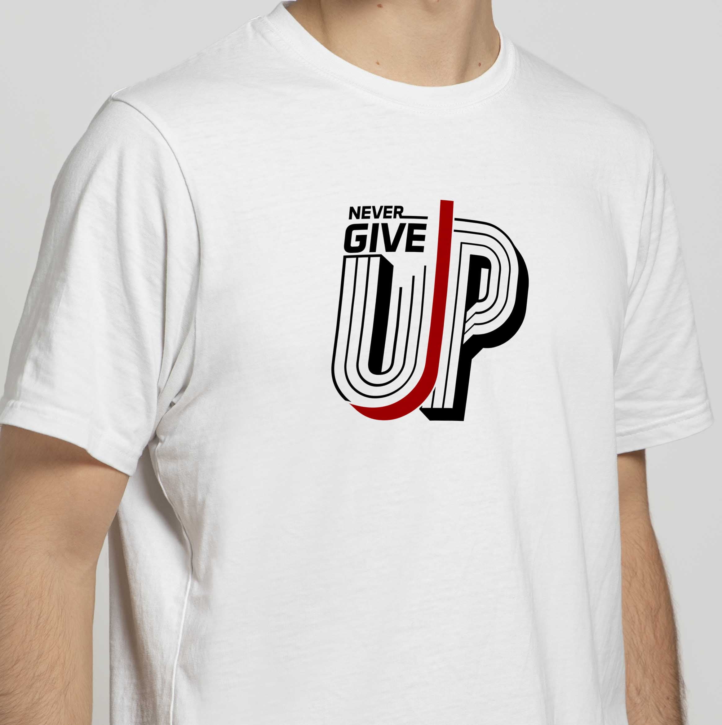 never give up