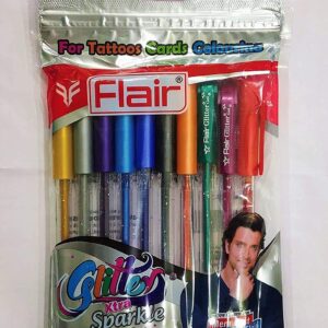 Flair Glitter Xtra Sparkle Gel Pen | Set of 10 Vibrant Colour