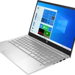 HP Pavilion Ryzen 5 Hexa Core 5500U – (8 GB/512 GB SSD/Windows 10 Home) 14-ec0035AU Thin and Light Laptop (14 inch, Natural Silver, 1.41 Kg, With MS Office)