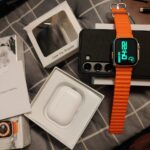 New T800 Ultra Smart Watch | Airpro 5.1 Earbuds | Airpods Silicon Case - Combo Pack of 3 (Orange) photo review