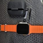 New T800 Ultra Smart Watch | Airpro 5.1 Earbuds | Airpods Silicon Case - Combo Pack of 3 (Orange) photo review